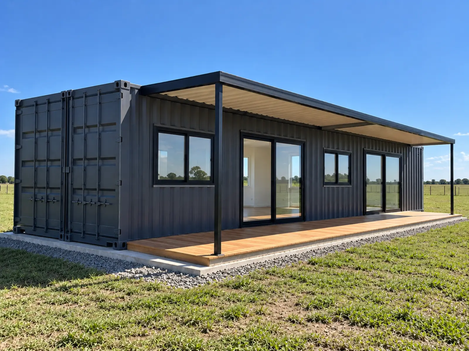 Casa container de 60 m² con dos módulos en Villa María